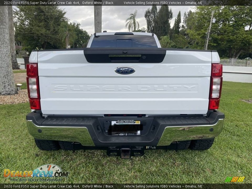 2020 Ford F350 Super Duty Lariat Crew Cab 4x4 Oxford White / Black Photo #14