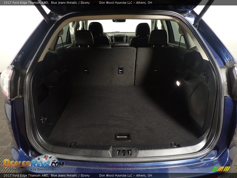 2017 Ford Edge Titanium AWD Blue Jeans Metallic / Ebony Photo #19