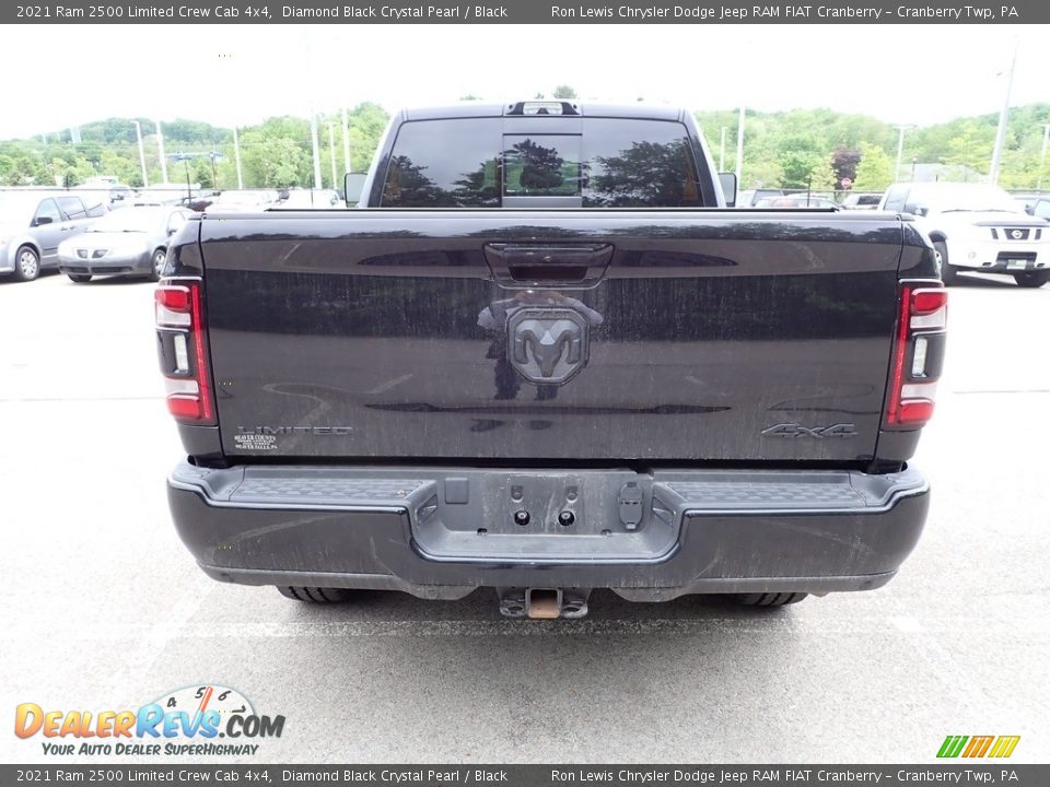 2021 Ram 2500 Limited Crew Cab 4x4 Diamond Black Crystal Pearl / Black Photo #4