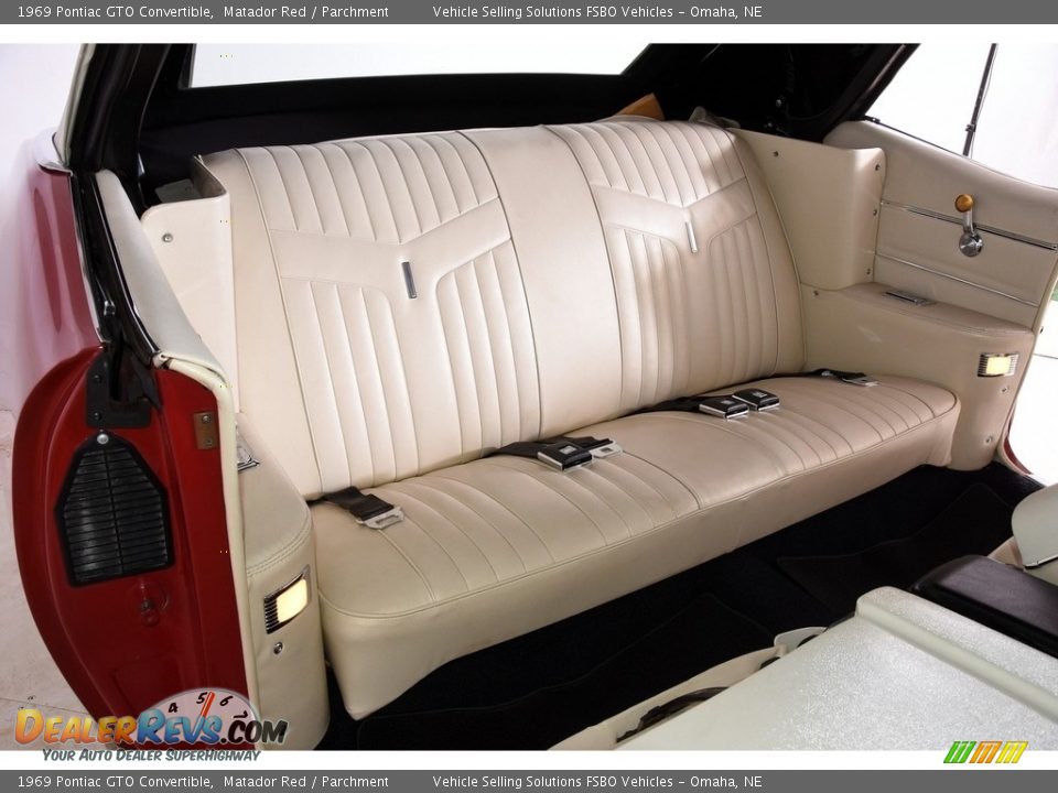 Rear Seat of 1969 Pontiac GTO Convertible Photo #5