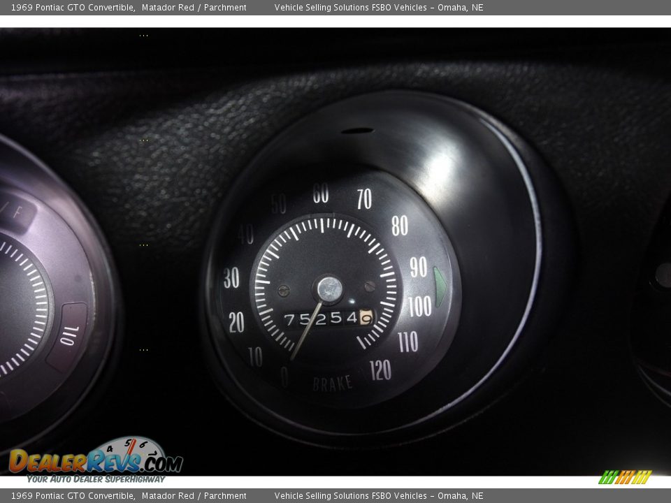 1969 Pontiac GTO Convertible Gauges Photo #10