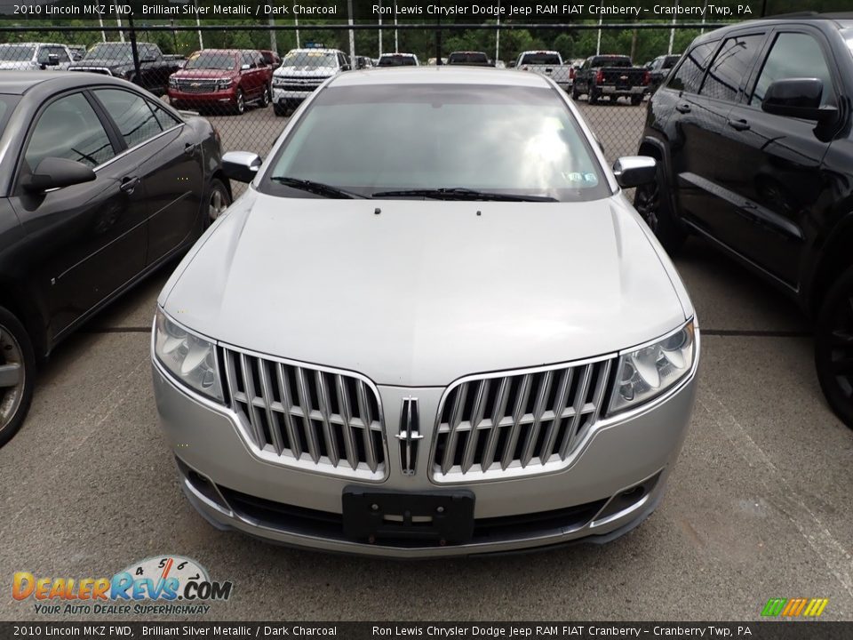 2010 Lincoln MKZ FWD Brilliant Silver Metallic / Dark Charcoal Photo #2