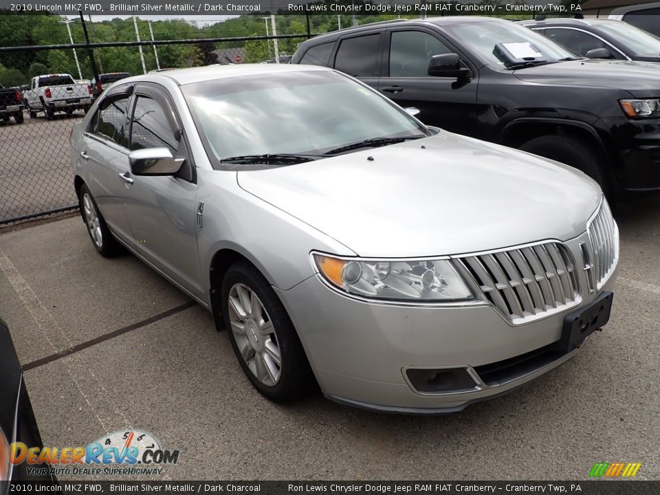 2010 Lincoln MKZ FWD Brilliant Silver Metallic / Dark Charcoal Photo #3