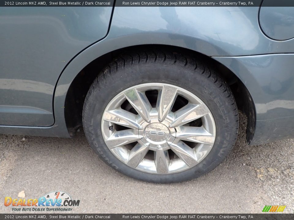 2012 Lincoln MKZ AWD Steel Blue Metallic / Dark Charcoal Photo #5