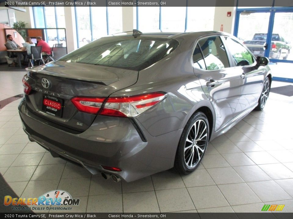 2020 Toyota Camry SE Predawn Gray Mica / Black Photo #7