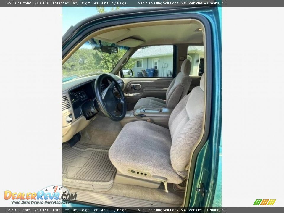 Front Seat of 1995 Chevrolet C/K C1500 Extended Cab Photo #2