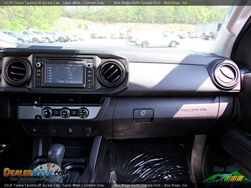 2018 Toyota Tacoma SR Access Cab Super White / Cement Gray Photo #16