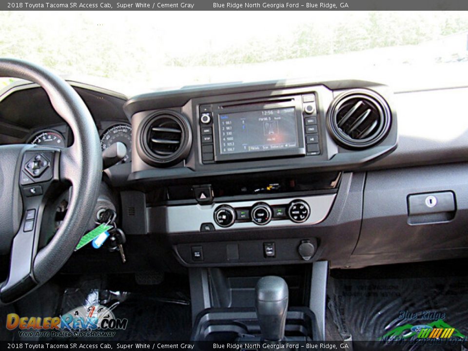 2018 Toyota Tacoma SR Access Cab Super White / Cement Gray Photo #17