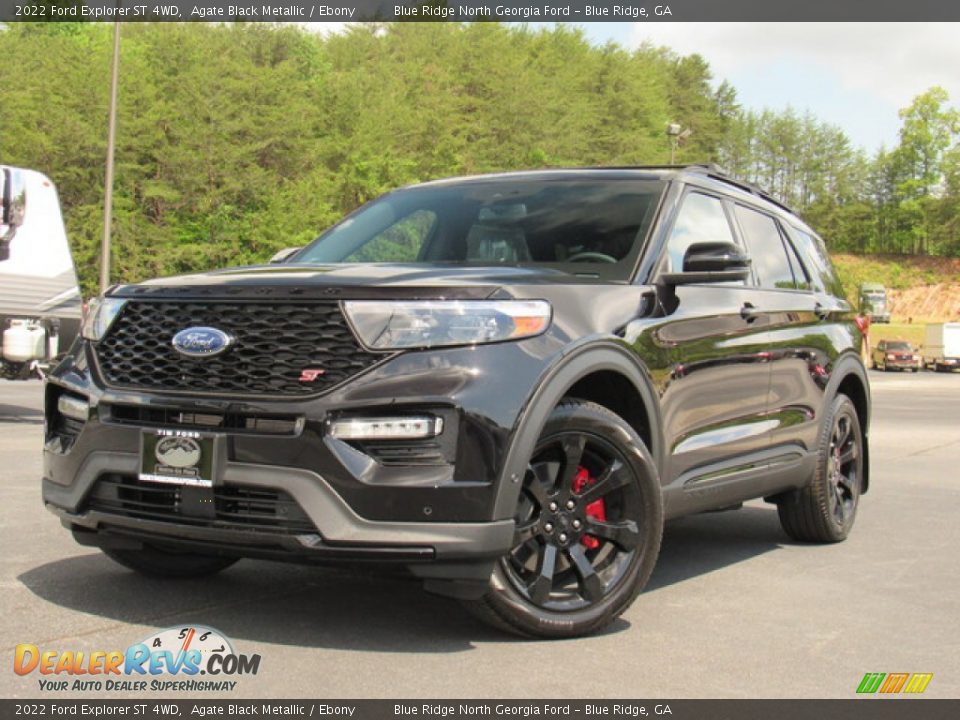 Front 3/4 View of 2022 Ford Explorer ST 4WD Photo #1
