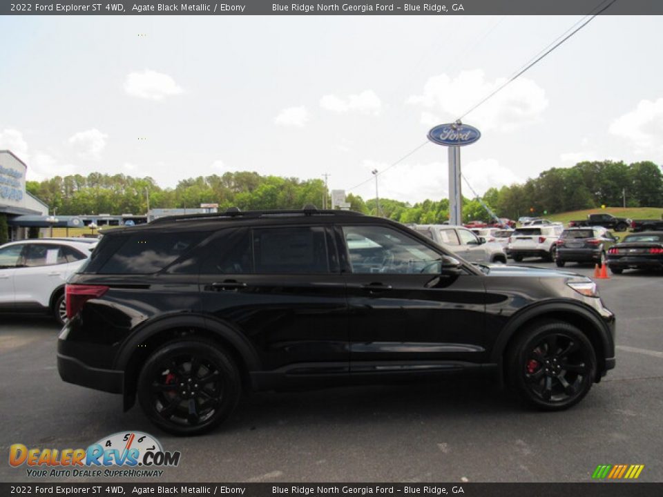 2022 Ford Explorer ST 4WD Agate Black Metallic / Ebony Photo #6