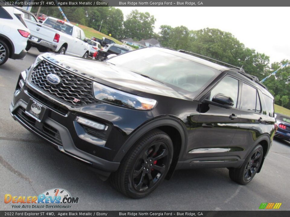 2022 Ford Explorer ST 4WD Agate Black Metallic / Ebony Photo #26