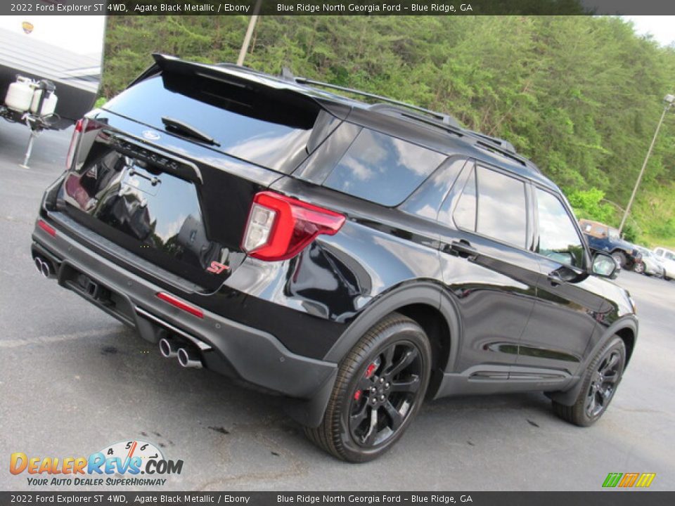 2022 Ford Explorer ST 4WD Agate Black Metallic / Ebony Photo #28
