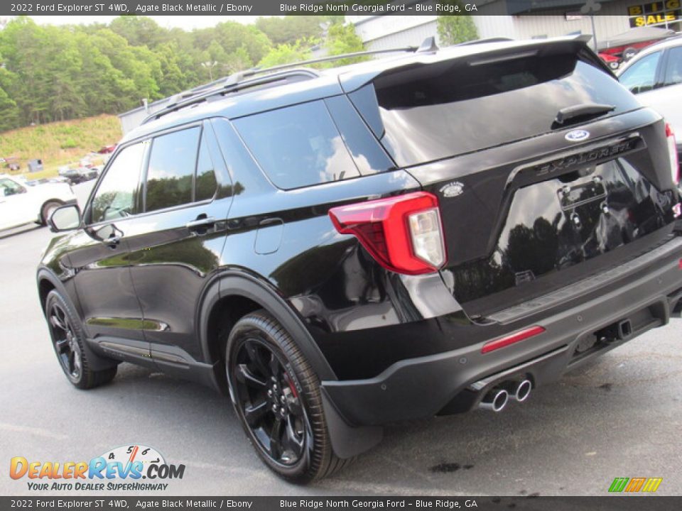 2022 Ford Explorer ST 4WD Agate Black Metallic / Ebony Photo #29