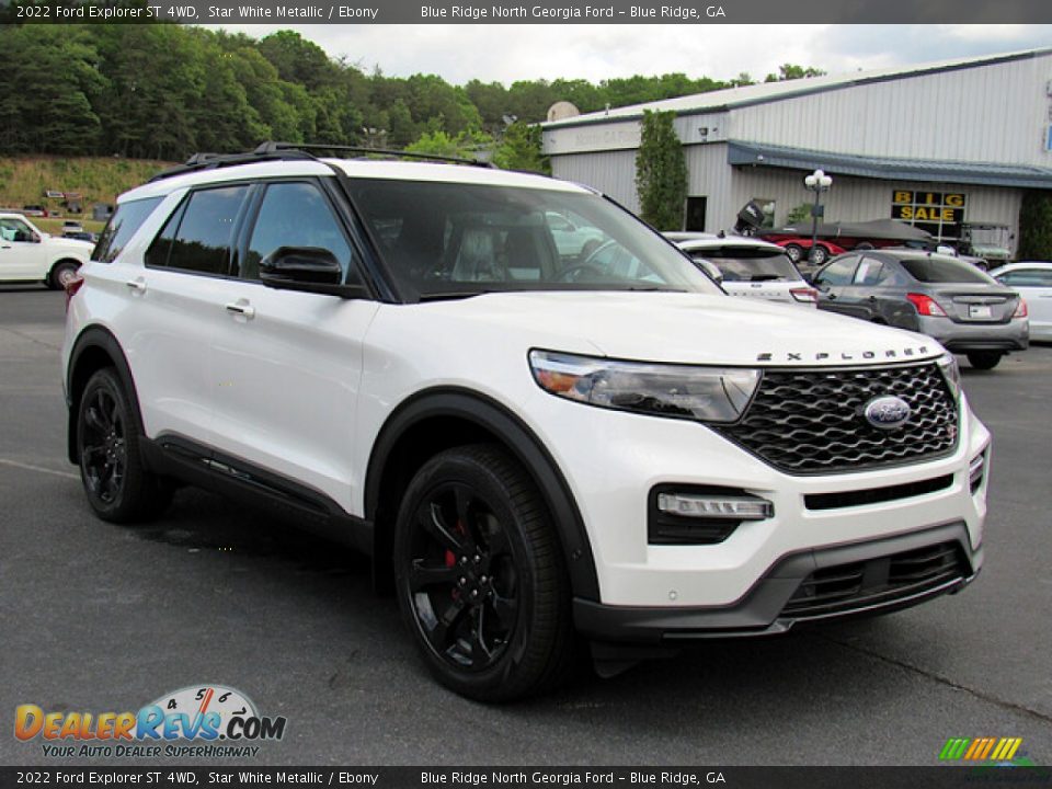 2022 Ford Explorer ST 4WD Star White Metallic / Ebony Photo #7