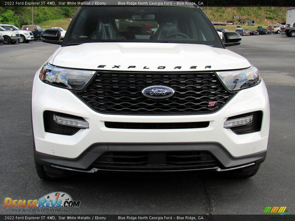 2022 Ford Explorer ST 4WD Star White Metallic / Ebony Photo #8