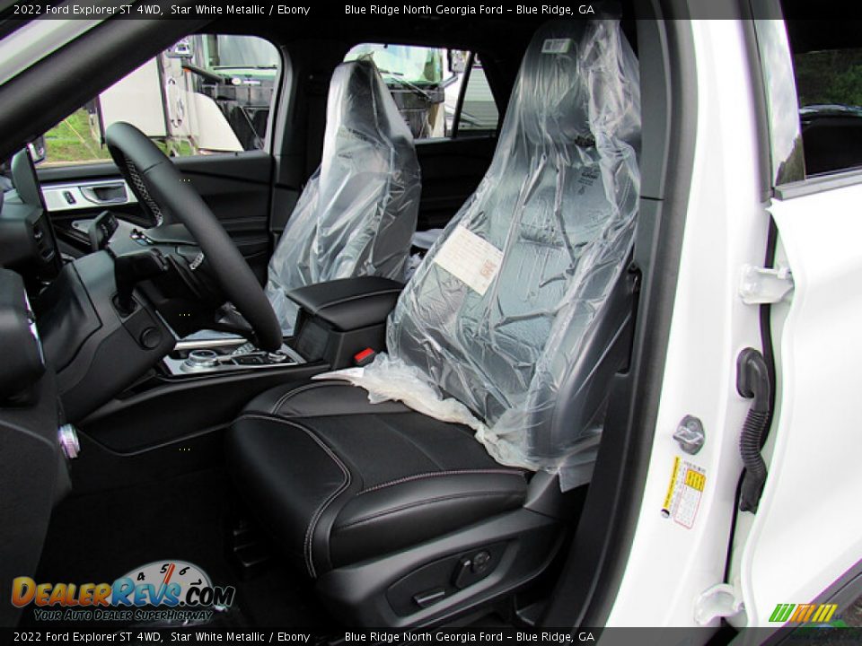 2022 Ford Explorer ST 4WD Star White Metallic / Ebony Photo #11