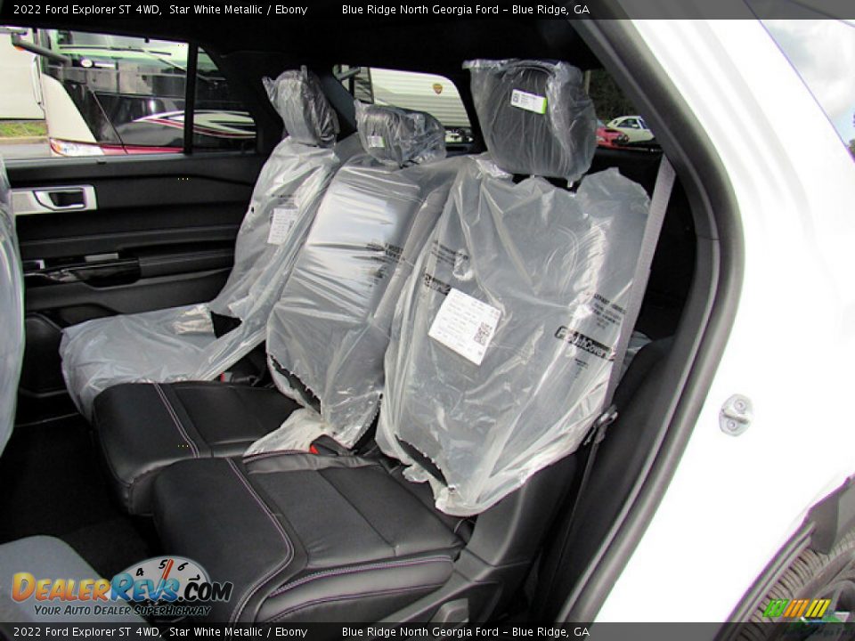 2022 Ford Explorer ST 4WD Star White Metallic / Ebony Photo #13