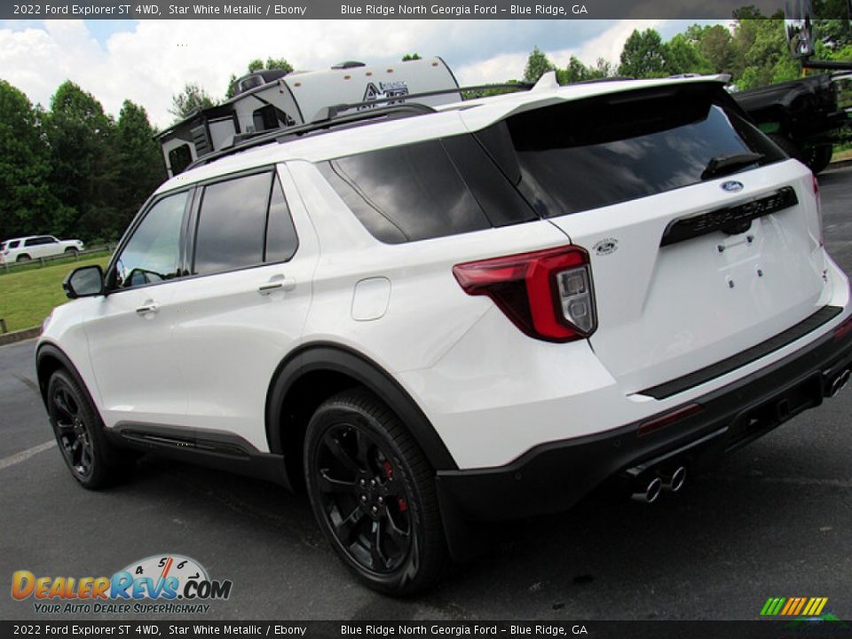 2022 Ford Explorer ST 4WD Star White Metallic / Ebony Photo #30