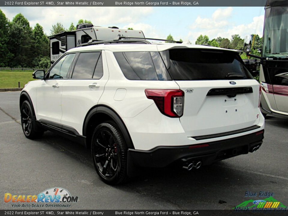 2022 Ford Explorer ST 4WD Star White Metallic / Ebony Photo #3