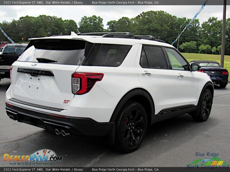 2022 Ford Explorer ST 4WD Star White Metallic / Ebony Photo #5