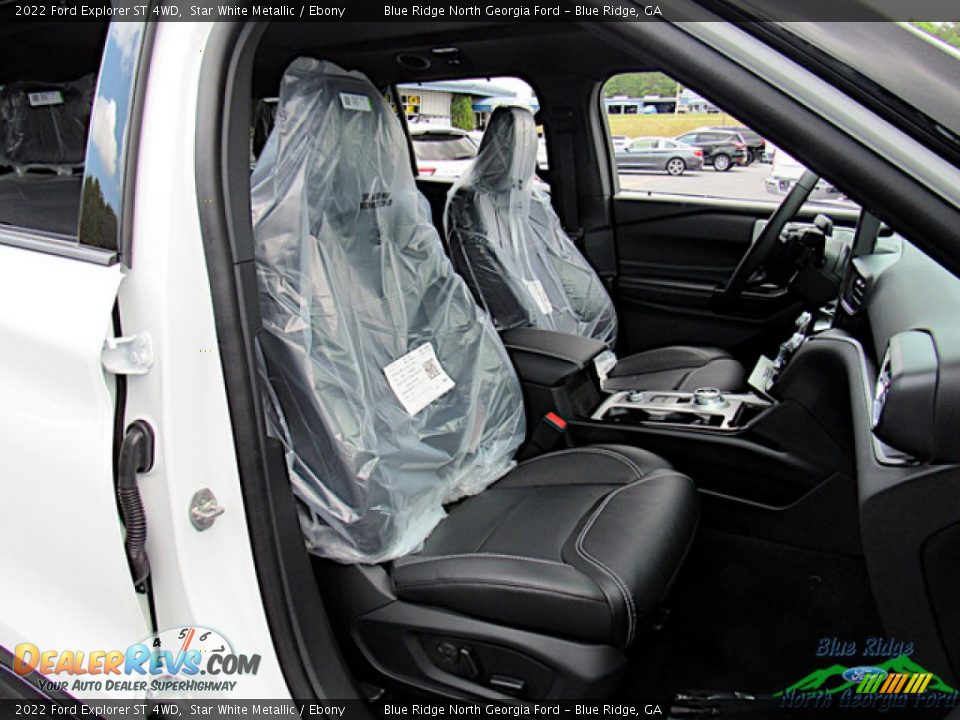 2022 Ford Explorer ST 4WD Star White Metallic / Ebony Photo #11