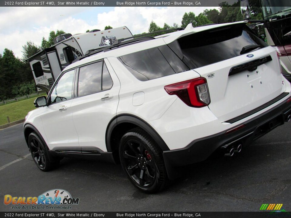 2022 Ford Explorer ST 4WD Star White Metallic / Ebony Photo #29