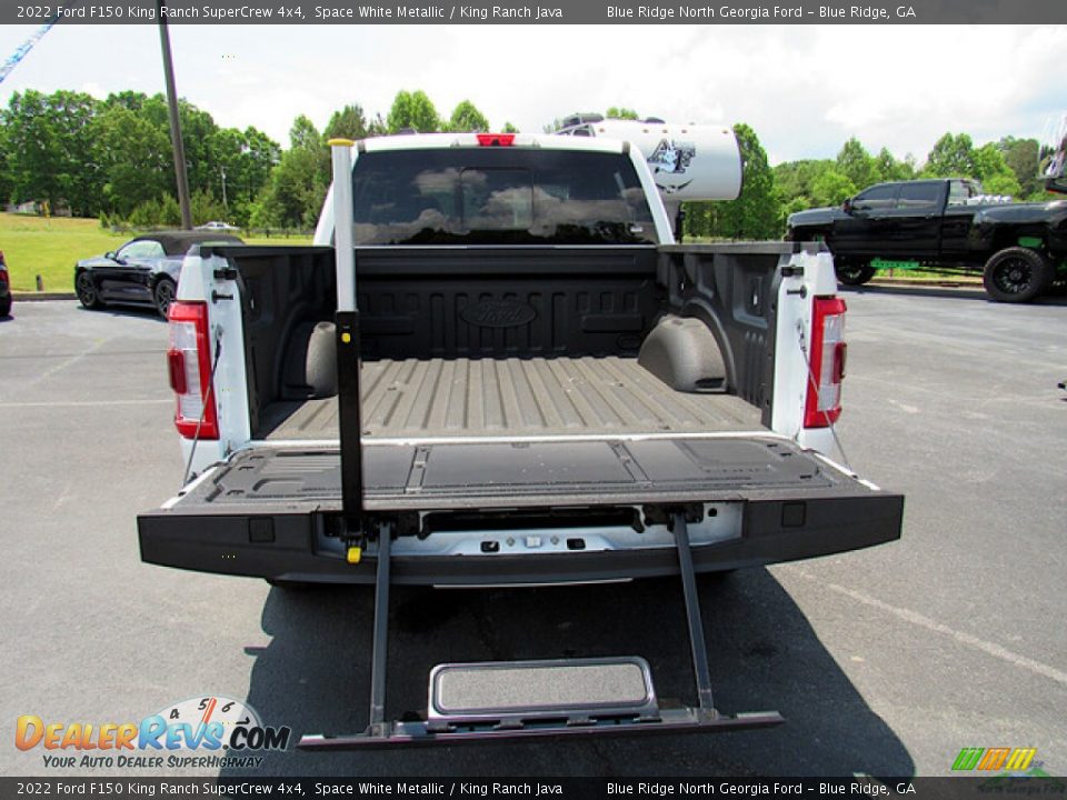 2022 Ford F150 King Ranch SuperCrew 4x4 Space White Metallic / King Ranch Java Photo #14