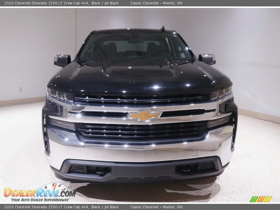 2020 Chevrolet Silverado 1500 LT Crew Cab 4x4 Black / Jet Black Photo #2