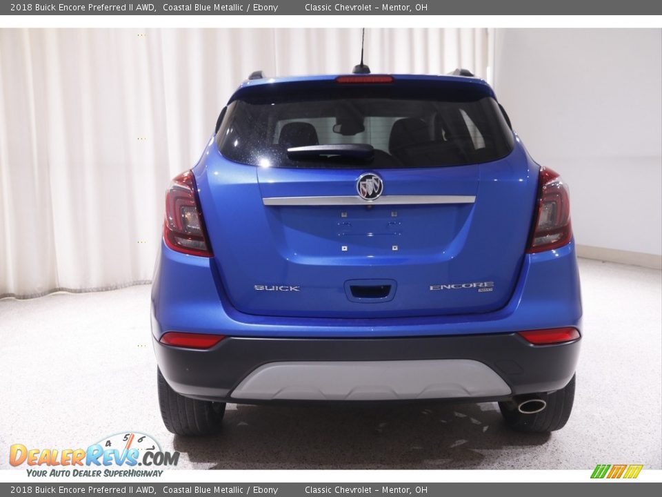 2018 Buick Encore Preferred II AWD Coastal Blue Metallic / Ebony Photo #19