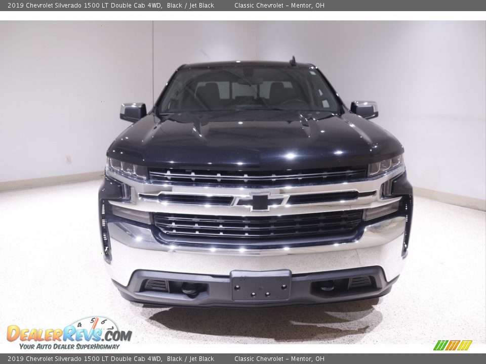 2019 Chevrolet Silverado 1500 LT Double Cab 4WD Black / Jet Black Photo #2