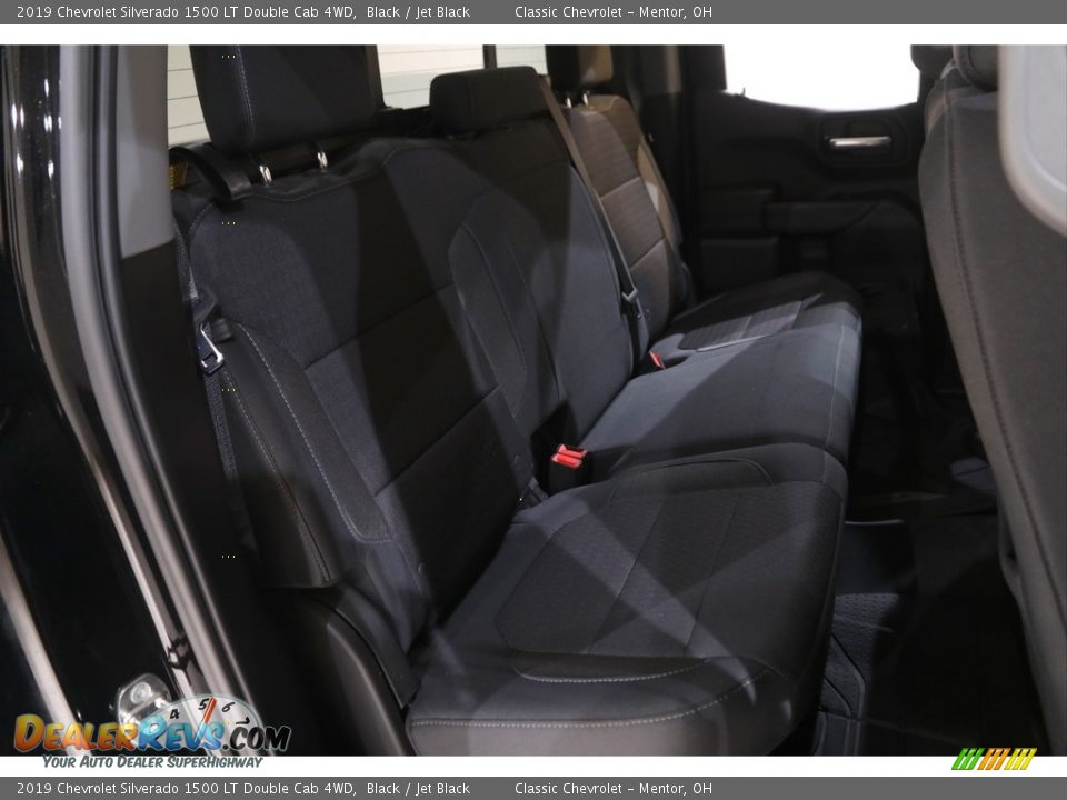 2019 Chevrolet Silverado 1500 LT Double Cab 4WD Black / Jet Black Photo #18