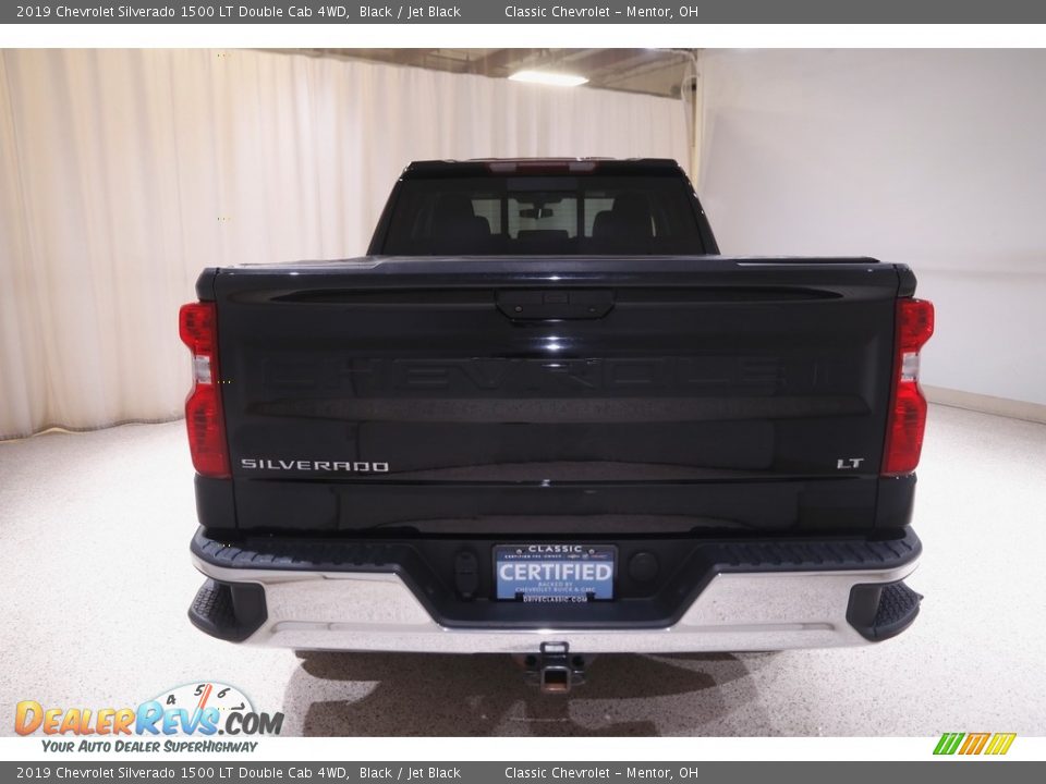 2019 Chevrolet Silverado 1500 LT Double Cab 4WD Black / Jet Black Photo #20