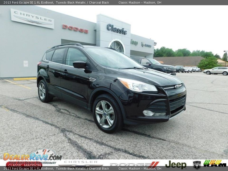 2013 Ford Escape SE 1.6L EcoBoost Tuxedo Black Metallic / Charcoal Black Photo #1