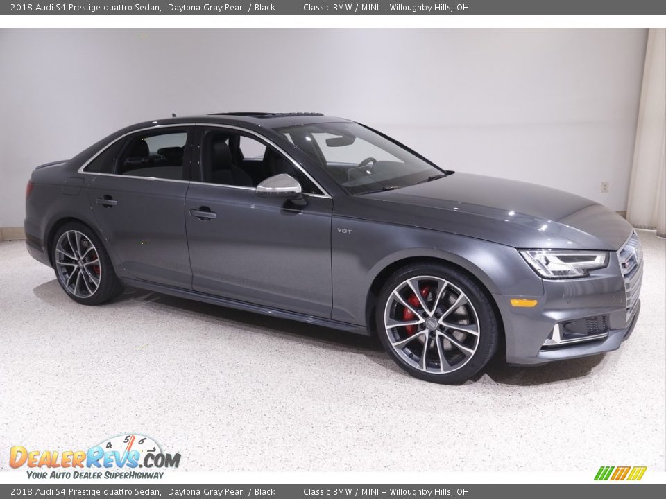 2018 Audi S4 Prestige quattro Sedan Daytona Gray Pearl / Black Photo #1