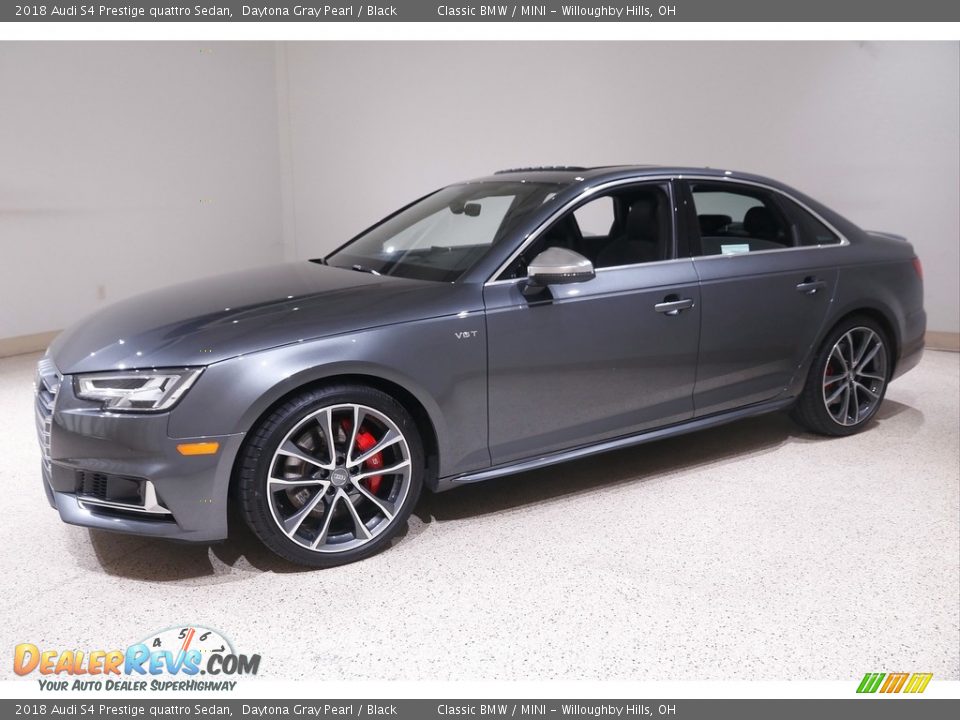 2018 Audi S4 Prestige quattro Sedan Daytona Gray Pearl / Black Photo #3