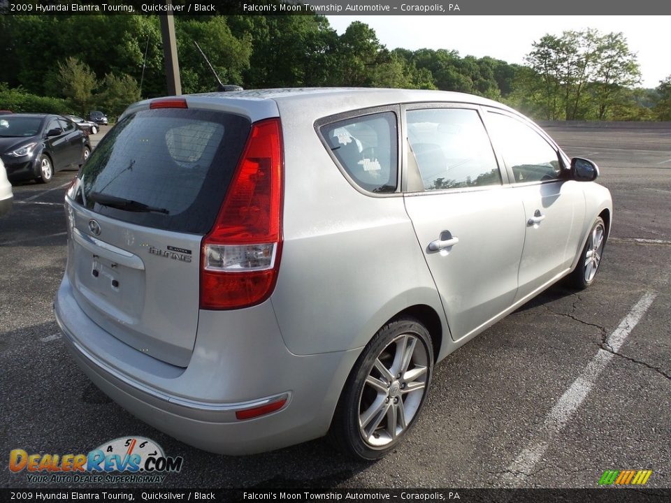 2009 Hyundai Elantra Touring Quicksilver / Black Photo #3