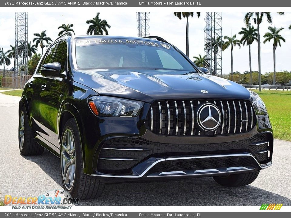 2021 Mercedes-Benz GLE 53 AMG 4Matic Black / Black w/Dinamica Photo #9