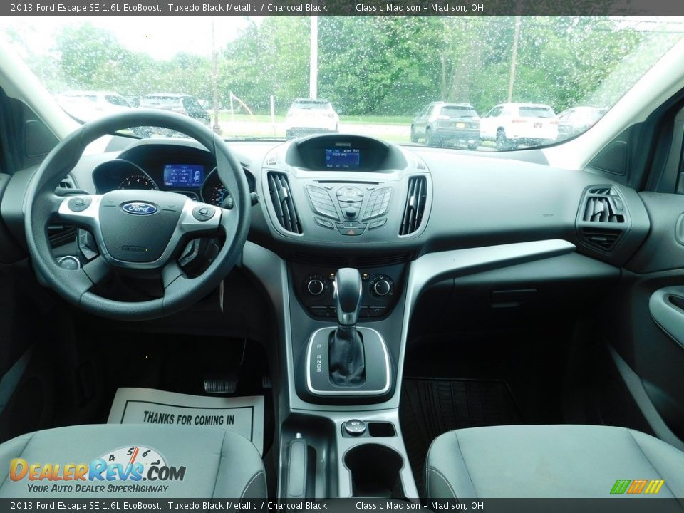 2013 Ford Escape SE 1.6L EcoBoost Tuxedo Black Metallic / Charcoal Black Photo #7