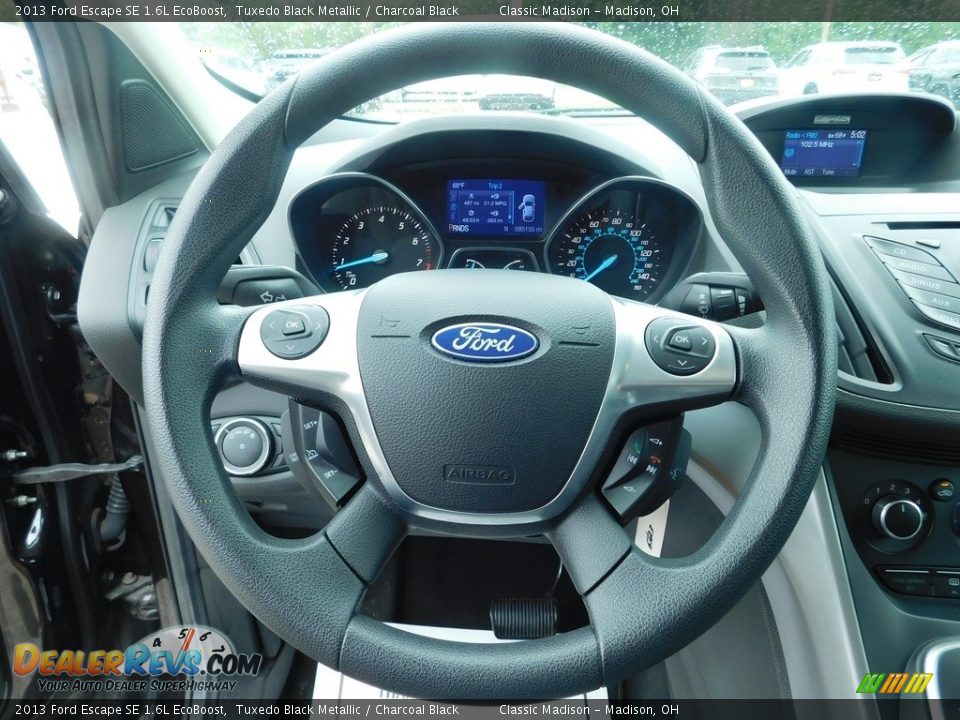 2013 Ford Escape SE 1.6L EcoBoost Tuxedo Black Metallic / Charcoal Black Photo #8