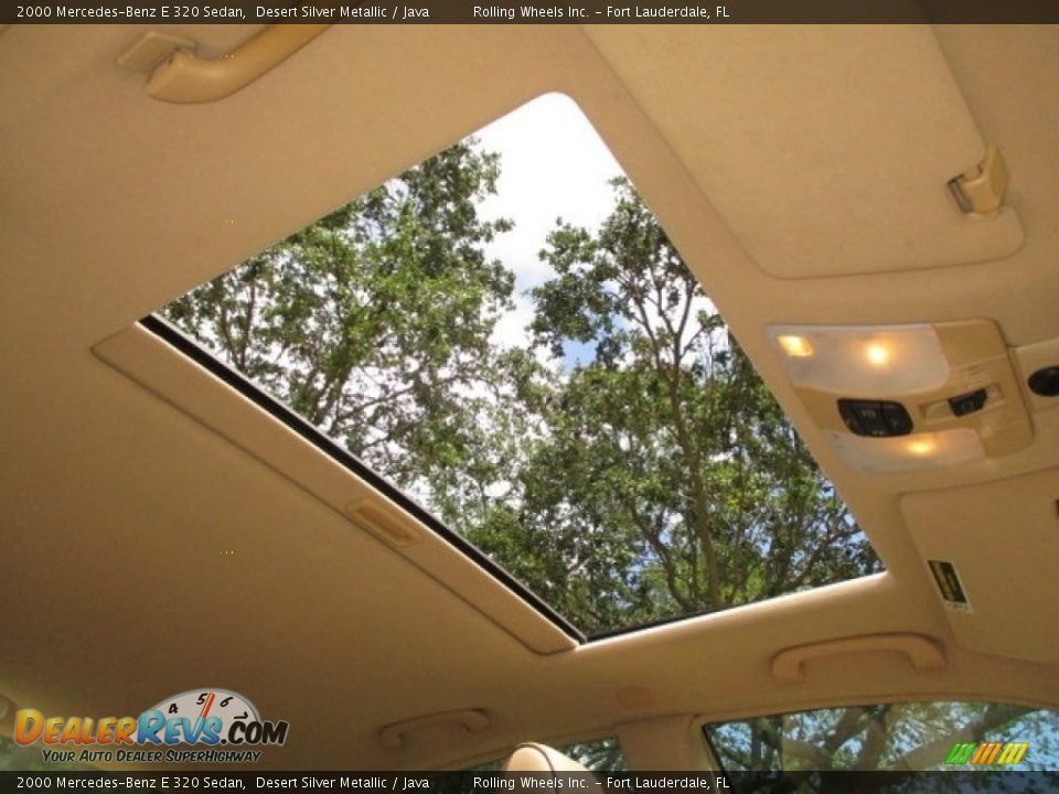 2000 Mercedes-Benz E 320 Sedan Desert Silver Metallic / Java Photo #2
