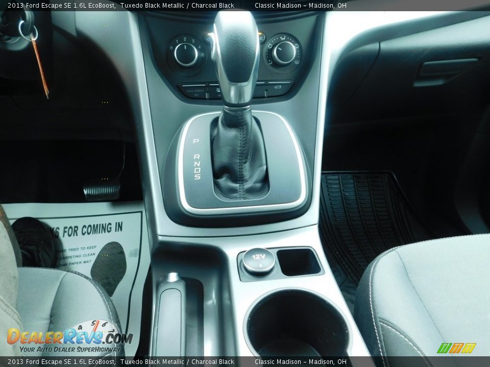 2013 Ford Escape SE 1.6L EcoBoost Tuxedo Black Metallic / Charcoal Black Photo #12