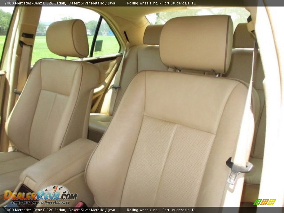 2000 Mercedes-Benz E 320 Sedan Desert Silver Metallic / Java Photo #4