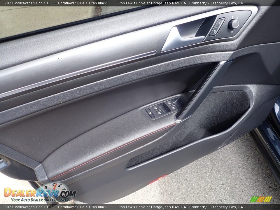 Door Panel of 2021 Volkswagen Golf GTI SE Photo #13