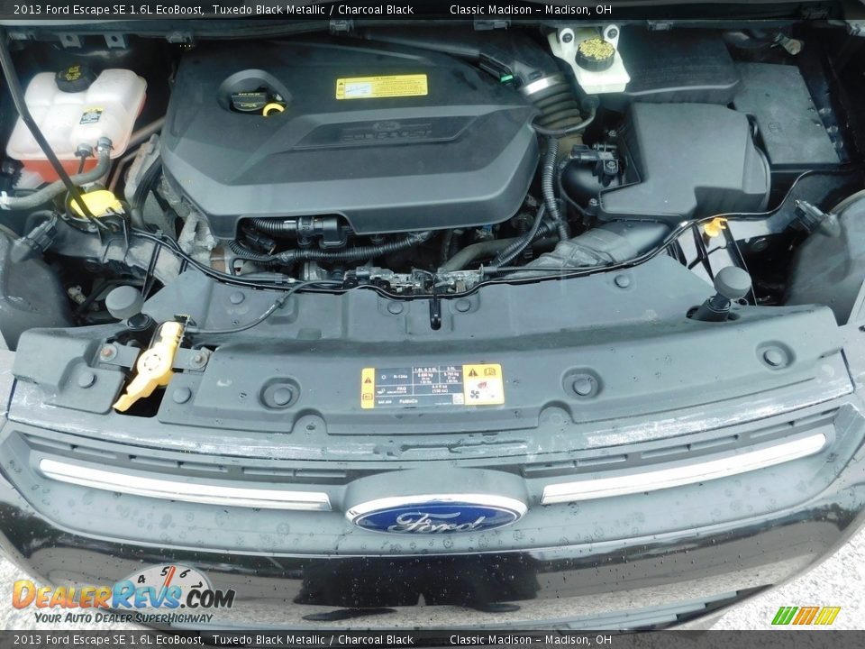 2013 Ford Escape SE 1.6L EcoBoost Tuxedo Black Metallic / Charcoal Black Photo #16