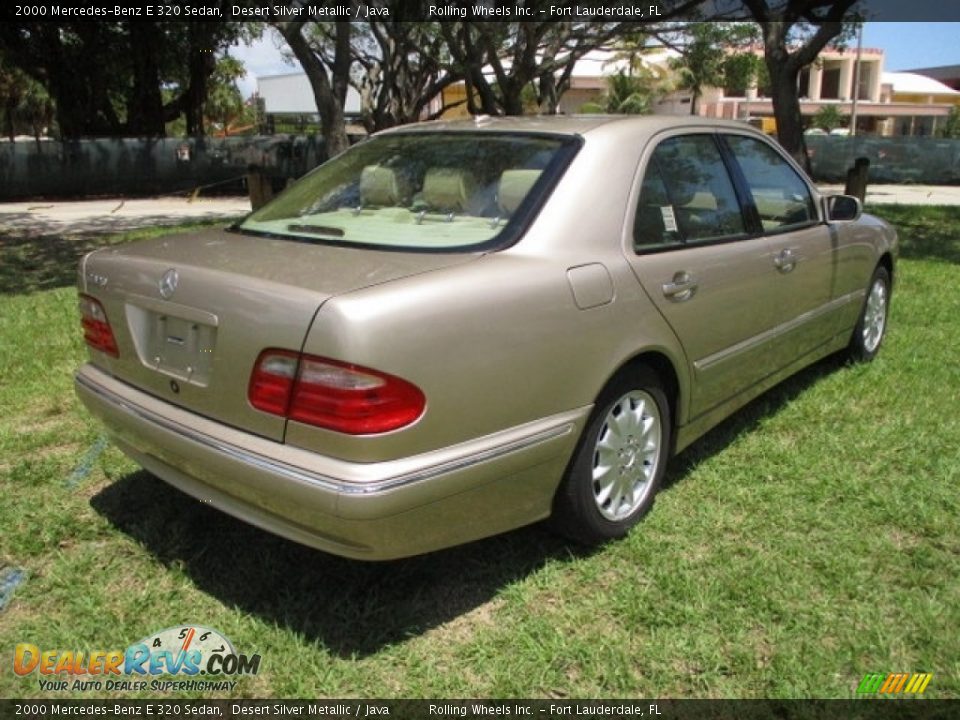 2000 Mercedes-Benz E 320 Sedan Desert Silver Metallic / Java Photo #11