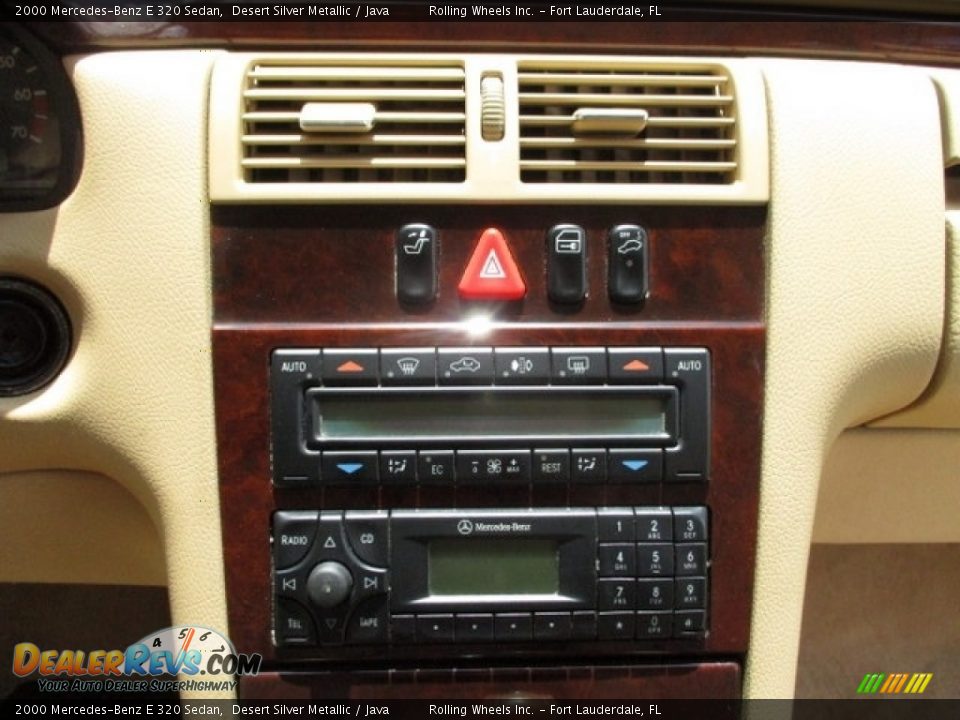 2000 Mercedes-Benz E 320 Sedan Desert Silver Metallic / Java Photo #12