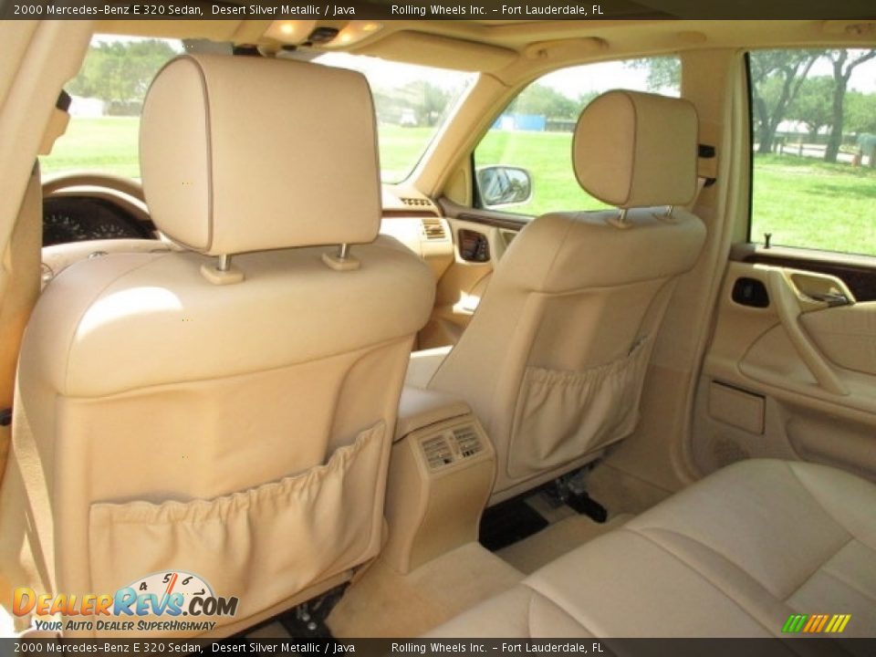 2000 Mercedes-Benz E 320 Sedan Desert Silver Metallic / Java Photo #14