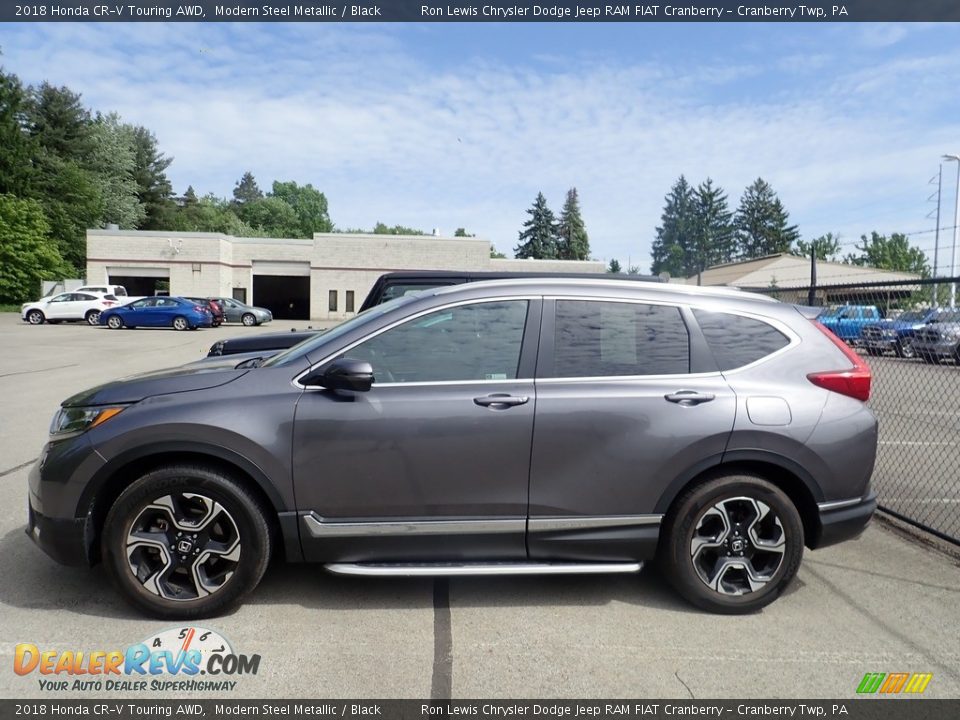 2018 Honda CR-V Touring AWD Modern Steel Metallic / Black Photo #2