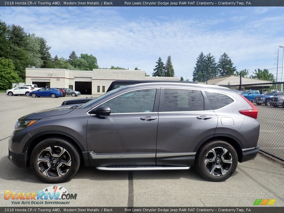 2018 Honda CR-V Touring AWD Modern Steel Metallic / Black Photo #2