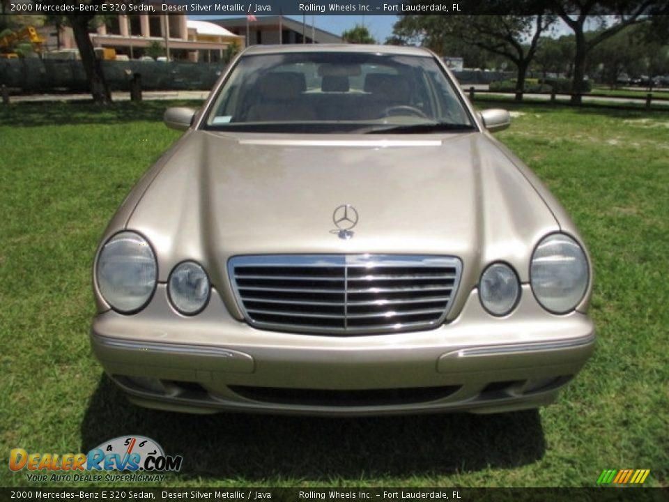 2000 Mercedes-Benz E 320 Sedan Desert Silver Metallic / Java Photo #18